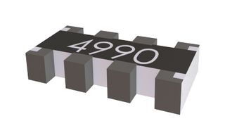 YAGEO YC324-FK-0710KL 固定阵列电阻, 10 kohm, 隔离, 4 Resistors, 2012 [5030公制], 凸型, ± 1%