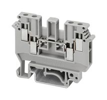 PHOENIX CONTACT 2775016 接线端子, DIN导轨安装, 灰色, 4 路, 24 AWG, 10 AWG, 6 mm², 螺丝, 32 A