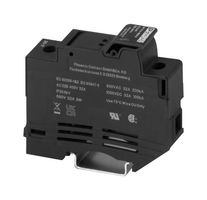 PHOENIX CONTACT 3048386 DIN Rail Mount Terminal Block, Black, 2 Ways, 18 AWG, 6 AWG, 16 mm², Screw, 32 A