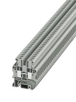 PHOENIX CONTACT 3248030 接线端子, DIN导轨安装, 灰色, 2 路, 24 AWG, 12 AWG, 4 mm², 螺丝, 24 A