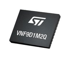 STMICROELECTRONICS VNF9D1M5QTR Power Load Distribution Switch, Active Low, 2 Outputs, 28 V, -40 °C to 150 °C, PQFN-18