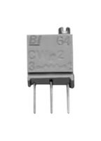 TT ELECTRONICS 64WR2KLF Trimmer, Multi Turn, Cermet, Top Adjust, 2 kohm, Through Hole, 12 Turns