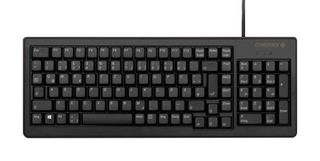 CHERRY G84-5200LCMGB-2 Keyboard, Wired, PS/2, USB, Standard, Black, No, Cherry XS