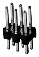 SAME SKY SSK03-MPH-254-B3 Pin Header, Board-to-Board, Wire-to-Board, 2.54 mm, 2 Rows, 6 Contacts, Through Hole Straight