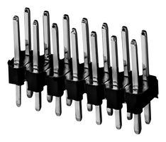 SAME SKY SSK03-MPH-254-B7 Pin Header, Board-to-Board, Wire-to-Board, 2.54 mm, 2 Rows, 14 Contacts, Through Hole Straight