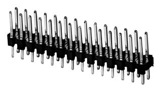 SAME SKY SSK03-MPH-254-B14 Pin Header, Board-to-Board, Wire-to-Board, 2.54 mm, 2 Rows, 28 Contacts, Through Hole Straight
