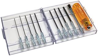 WELLER XCELITE 99PS40N Screwdriver Set, Hex Blades, Handle & Extension, 11 Pieces, 99 Series