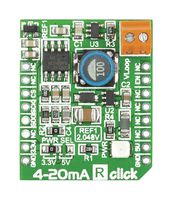 MIKROELEKTRONIKA MIKROE-1387 Add-On Board, 4-20mA R Click, MikroE MikroBUS Compatible Development Boards