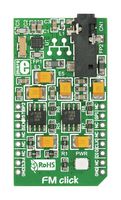 MIKROELEKTRONIKA MIKROE-1431 Add-On Board, FM Click, MikroE MikroBUS Compatible Development Boards