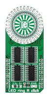 MIKROELEKTRONIKA MIKROE-2153 Add-On Board, Led Ring R Click, MikroE MikroBUS Compatible Development Boards