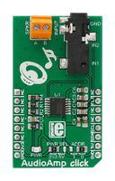 MIKROELEKTRONIKA MIKROE-2368 Add-On Board, Audio Amp Click, MikroE MikroBUS Compatible Development Boards