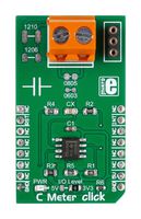 MIKROELEKTRONIKA MIKROE-2376 Add-On Board, C Meter Click, MikroE MikroBUS Compatible Development Boards