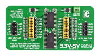 MIKROELEKTRONIKA MIKROE-258 Voltage Translator Board3.3V/5V, IDC10 Connectors