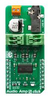 MIKROELEKTRONIKA MIKROE-3401 Add-On Board, Audio Amp 5 Click, MikroE MikroBUS Compatible Development Boards
