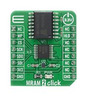 MIKROELEKTRONIKA MIKROE-4232 Add-On Board, MRAM 2 Click, MikroE MikroBUS Compatible Development Boards
