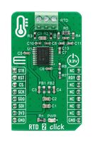 MIKROELEKTRONIKA MIKROE-4282 Add-On Board, RTD 2 Click, MikroE MikroBUS Compatible Development Boards