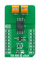 MIKROELEKTRONIKA MIKROE-4383 Add-On Board, ISO ADC 3 Click, MikroE MikroBUS Compatible Development Boards