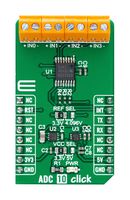 MIKROELEKTRONIKA MIKROE-4488 Add-On Board, ADC 10 Click, MikroE MikroBUS Compatible Development Boards