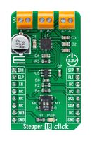 MIKROELEKTRONIKA MIKROE-4689 Add-On Board, Stepper 18 Click, MikroE MikroBUS Compatible Development Boards