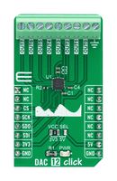 MIKROELEKTRONIKA MIKROE-5097 Add-On Board, DAC 12 Click, MikroE MikroBUS Compatible Development Boards