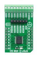 MIKROELEKTRONIKA MIKROE-5168 Add-On Board, I2C MUX 6 Click, MikroE MikroBUS Compatible Development Boards