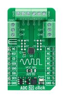 MIKROELEKTRONIKA MIKROE-5424 Add-On Board, ADC 20 Click, MikroE MikroBUS Compatible Development Boards
