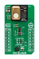 MIKROELEKTRONIKA MIKROE-5646 Add-On Board, CO2 3 Click, MikroE MikroBUS Compatible Development Boards