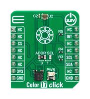 MIKROELEKTRONIKA MIKROE-5702 Add-On Board, Colour 17 Click, MikroE MikroBUS Compatible Development Boards