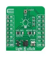 MIKROELEKTRONIKA MIKROE-5994 Add-On Board, Light 3 Click, MikroE MikroBUS Compatible Development Boards