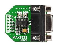 MIKROELEKTRONIKA MIKROE-602 MAX3232 Board, 3.3V to 5V, RS232 Communication/Breadboards