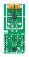 MIKROELEKTRONIKA MIKROE-6518 Add-On Board, DIGI Isolator 3 Click, MikroE MikroBUS Compatible Development Boards