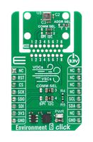 MIKROELEKTRONIKA MIKROE-6536 Add-On Board, Environment 6 Click, MikroE MikroBUS Compatible Development Boards