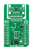 MIKROELEKTRONIKA MIKROE-6629 Add-On Board, Accel 33 Click, MikroE MikroBUS Compatible Development Boards