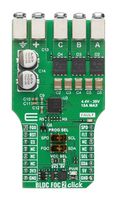 MIKROELEKTRONIKA MIKROE-6681 Add-On Board, BLDC FOC 2 Click, MikroE MikroBUS Compatible Development Boards
