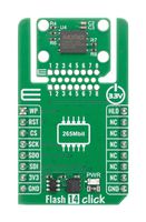 MIKROELEKTRONIKA MIKROE-6788 Add-On Board, Flash 14 Click, MikroE MikroBUS Compatible Development Boards