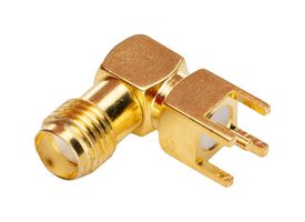 MIKROELEKTRONIKA MIKROE-4066 射频/同轴连接器, SMA同轴, 直角插座, 通孔安装 直角, 50 ohm, 铜合金
