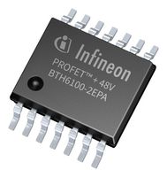 INFINEON BTH61002EPAXUMA1 Power Load Distribution Switch, Active High, Active Low, 2 Outputs, 54 V, -40 °C to 150 °C, TSDSO-14