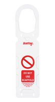 BRADY SCAF-STH-A 标签, 标牌, 356 mm, 91 mm, 尼龙, Do Not Use Scaffold