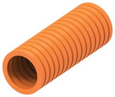 TE CONNECTIVITY 1-2500180-4 Conduit, Nylon 6 (Polyamide 6), Orange, 15.8 mm