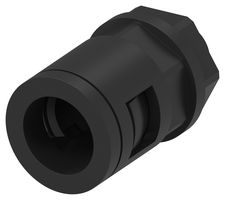 TE CONNECTIVITY 2500400-1 导管连接器, 13mm 尺寸,M12 x 1.5, 直型, 尼龙6(聚酰胺6), 黑色, 35.6 mm, IP66