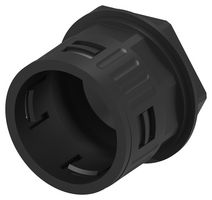 TE CONNECTIVITY 2500400-8 Conduit Connector, 42.5mm Size, M42 x 1.5, Straight, Nylon 6 (Polyamide 6), Black, 54.4 mm, IP66