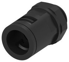 TE CONNECTIVITY 1-2500400-1 Conduit Connector, 15.8mm Size, PG11, Straight, Nylon 6 (Polyamide 6), Black, 40.6 mm, IP66