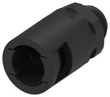 TE CONNECTIVITY 2500401-1 导管连接器, 13mm 尺寸，M12 x 1.5, 直型, 尼龙６（聚酰胺6）, 黑色, 39.5 mm, IP66