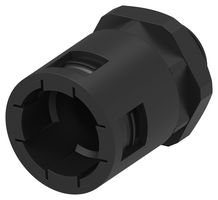 TE CONNECTIVITY 2500401-4 导管连接器, 21.2mm 尺寸,M20 x 1.5, 直型, 尼龙6(聚酰胺6), 黑色, 46.4 mm, IP66