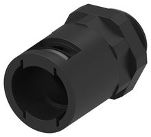 TE CONNECTIVITY 1-2500401-1 导管连接器, 15.8mm 尺寸,PG11, 直型, 尼龙6(聚酰胺6), 黑色, 39.7 mm, IP66