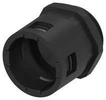 TE CONNECTIVITY 1-2500401-6 导管连接器, 34.5mm 尺寸,PG29, 直型, 尼龙6(聚酰胺6), 黑色, 51.3 mm, IP66
