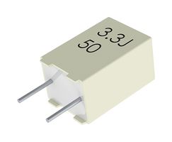KEMET R82EC3330AA70K General Purpose Film Capacitor, Metallized PET Stacked, Radial Box - 2 Pin, 0.33 µF, ± 10%, 63 V