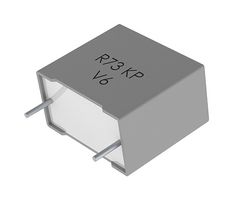 KEMET R73TN2220DQ00J 功率膜电容器, 金属化PP, 径向盒式 - 2引脚, 0.022 µF, ± 5%, 缓冲器, 通孔安装