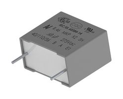 KEMET R46KI333000N0M Safety Capacitor, Metallized PP, Radial Box - 2 Pin, 0.33 µF, ± 20%, X2, Through Hole