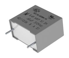 KEMET R49AI31000001K Safety Capacitor, Metallized PP, Radial Box - 2 Pin, 0.1 µF, ± 10%, X1, Through Hole